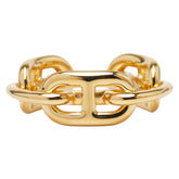 エルメス シェーヌダンクル スカーフリング ゴールド メッキ レディース HERMES 【中古】